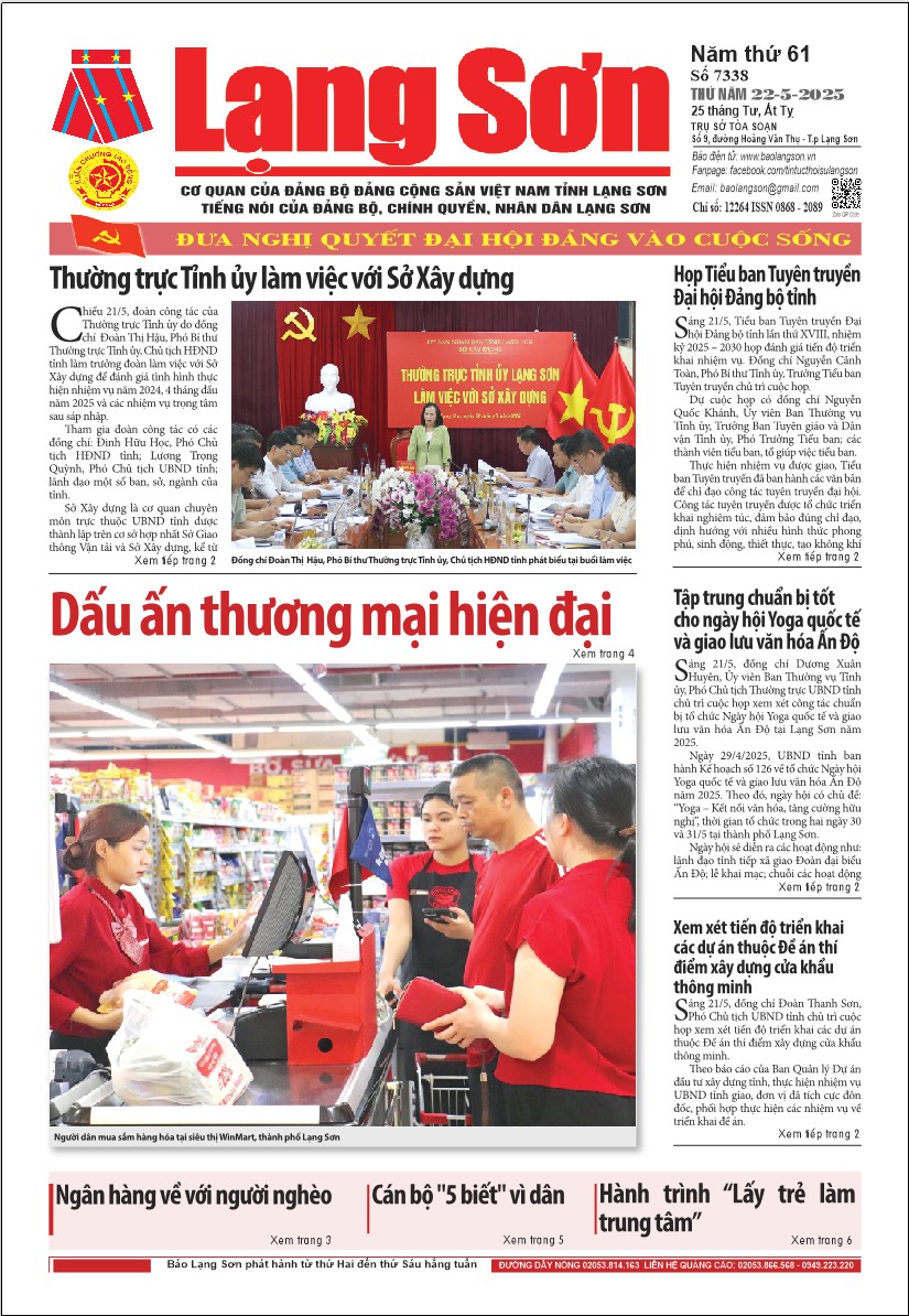 Số 7338 ngày 22/5/2025 