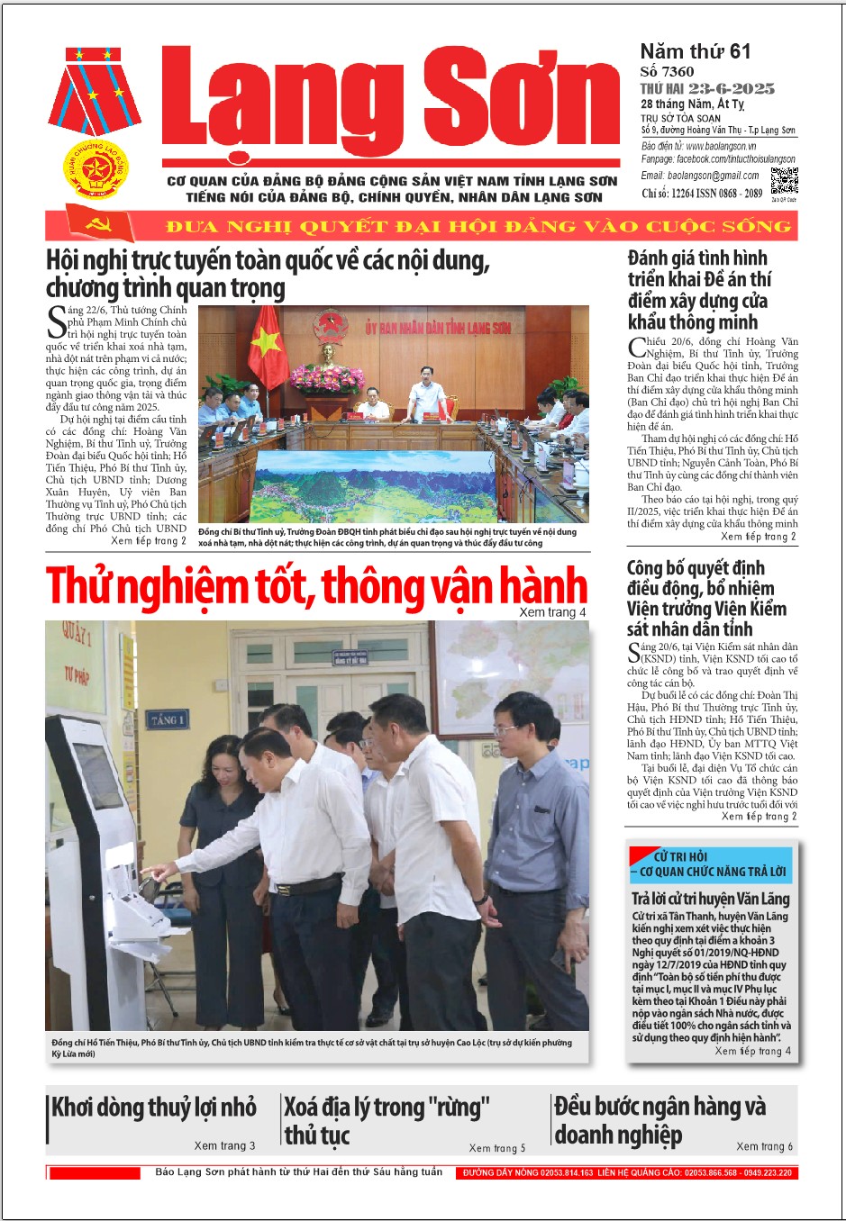 Số 7360 ngày 23/6/2025