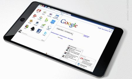 Google cũng trình làng máy tính bảng Chrome