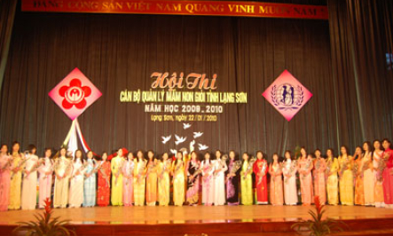 Hội thi cán bộ quản lý trường mầm non năm học 2009-2010