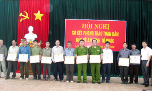 Thị trấn Lộc Bình: Thực hiện tốt phong trào toàn dân bảo vệ ANTQ