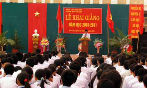 Trường THPT Cao Lộc khai giảng năm học 2010 – 2011