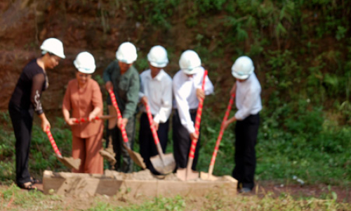 Xã Hữu Kiên ( Chi Lăng): Khởi công xây nhà nội trú cho học sinh