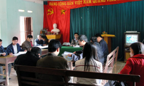 Văn Quan: Họp cụm thi đua số 1