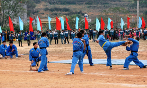 Câu lạc bộ võ cổ truyền Sơn Đông giành 7 huy chương các loại tại giải vô địch Vovinam khu vực miền Bắc