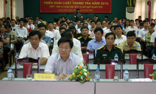 Hội nghị trực tuyến toàn quốc triển khai Luật Thanh tra năm 2010