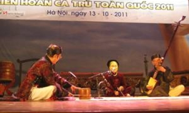 Tưng bừng khai mạc Liên hoan ca trù toàn quốc 2011