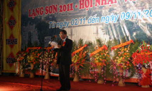 Khai mạc Hội chợ triển lãm Lạng Sơn 2011 – Hội nhập và phát triển