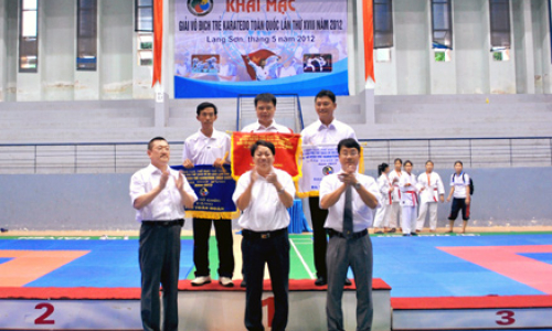 Giải vô địch trẻ Karatedo toàn quốc lần thứ XVIII năm 2012 tại Lạng Sơn thành công tốt đẹp