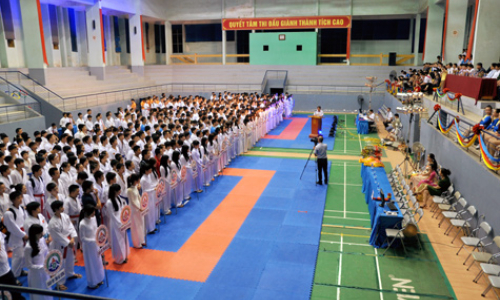 Khai mạc Giải vô địch trẻ Karatedo toàn quốc năm 2012 tại Lạng Sơn