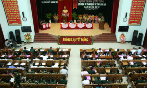 Đại hội thi đua quyết thắng lực lượng vũ trang quân sự tỉnh