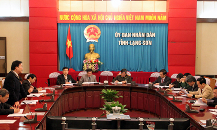 UBND tỉnh họp lần thứ 5 về Khu kinh tế Cửa khẩu Đồng Đăng- Lạng Sơn: Cộng đồng trách nhiệm xây dựng khu