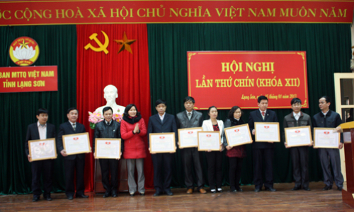 UB MTTQ tỉnh triển khai nhiệm vụ năm 2013