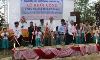 16 tỷ đồng xây dựng trường học năm 2013