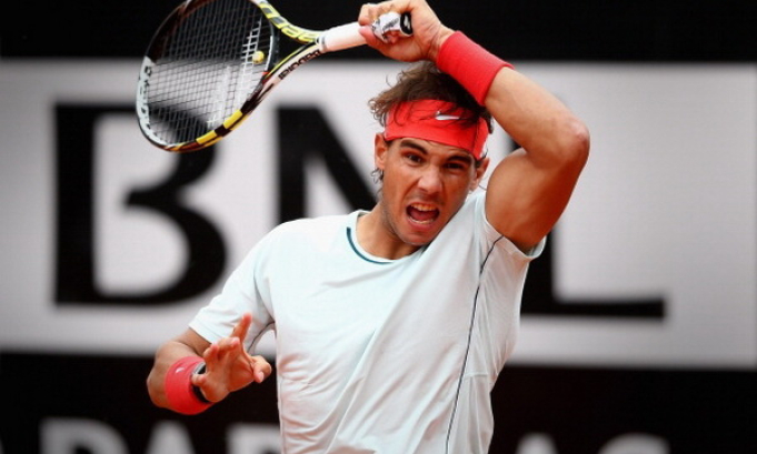 Rafael Nadal "nội chiến" Ferrer, del Potro thua sốc