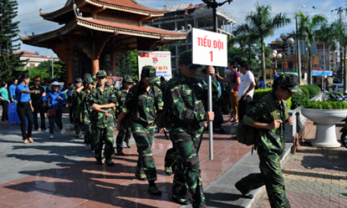 101 học sinh tham gia lớp học kỳ quân đội