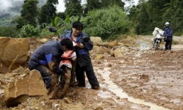 Mưa lũ tại phía Bắc đã làm 3 người chết và mất tích