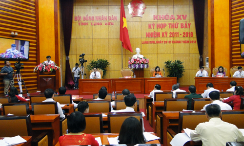 Khai mạc kỳ họp thứ bảy Hội đồng nhân dân tỉnh khóa XV, nhiệm kỳ 2011 – 2016