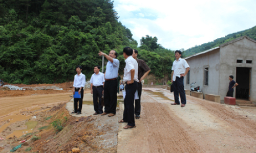 Lãnh đạo tỉnh kiểm tra công tác xây dựng tại Cao Lộc