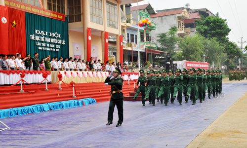 Khai mạc Đại hội TDTT huyện Cao Lộc lần thứ VII