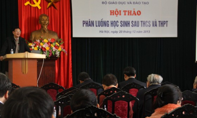 Mục tiêu phân luồng học sinh sau THCS và THPT chưa đạt yêu cầu