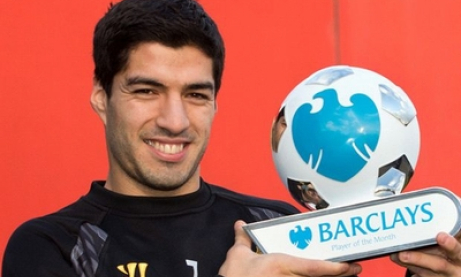 Luis Suarez đoạt giải cầu thủ xuất sắc nhất tháng