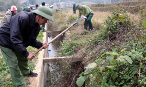 Trên 500 cán bộ, nhân dân ra quân đầu xuân