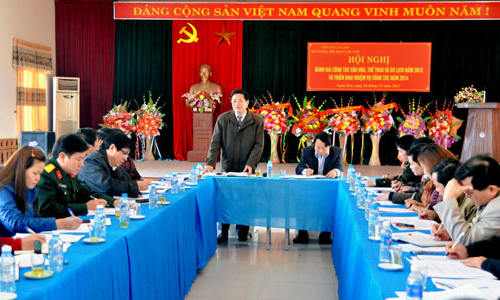 Họp Ban tổ chức lễ hội Xuân Giáp Ngọ năm 2014