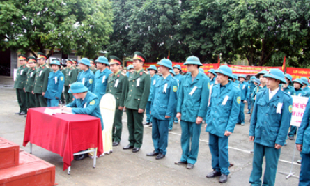 Thành phố ra quân huấn luyện năm 2014