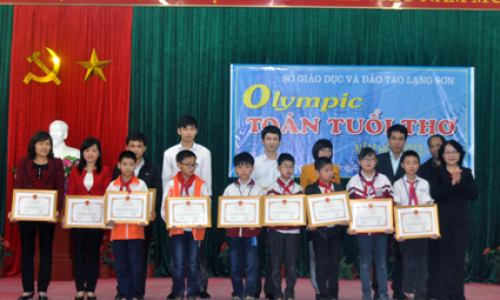 144 học sinh tham gia Hội thi Olympia Toán tuổi thơ năm 2014