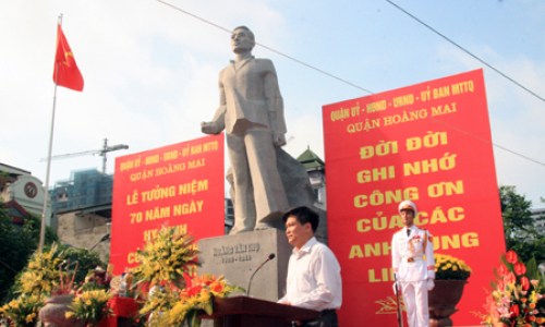 Tưởng niệm 70 năm ngày hy sinh của đồng chí Hoàng Văn Thụ