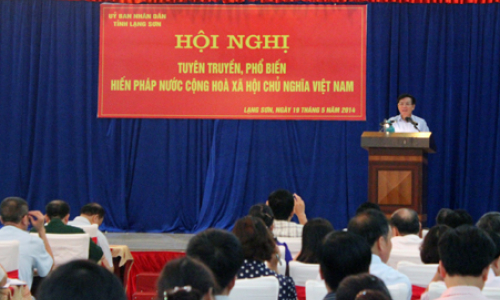 Hội nghị tuyên truyền, phổ biến Hiến pháp năm 2013