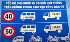 Điều chỉnh hàng loạt biển báo hạn chế tốc độ trên Quốc lộ