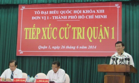 Chủ tịch nước Trương Tấn Sang: Hãy biến khó khăn trước mắt thành quyết tâm mới xây dựng nền kinh tế hùng