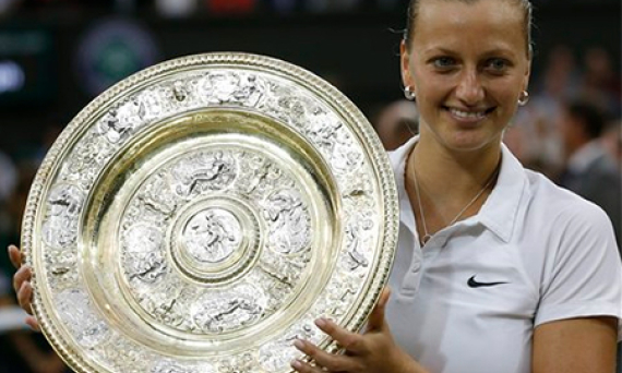 Kvitova lần thứ 2 giành đĩa bạc Wimbledon