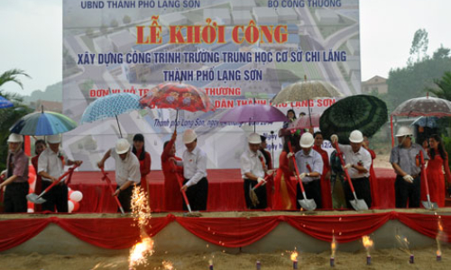 Khởi công xây dựng trường THCS Chi Lăng