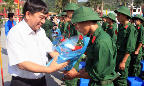 Tưng bừng giao nhận quân đợt II, năm 2014