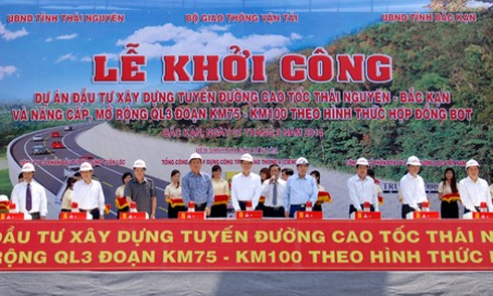 Thủ tướng phát lệnh khởi công đường cao tốc Thái Nguyên- Bắc Kạn