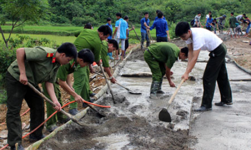 Góp phần xây dựng nông thôn mới