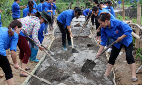 Thanh niên Lạng Sơn đoàn kết, tình nguyện xây dựng quê hương giàu đẹp, văn minh