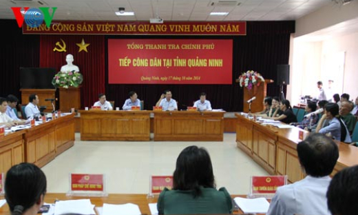 Tổng Thanh tra Chính phủ tiếp công dân tại Quảng Ninh