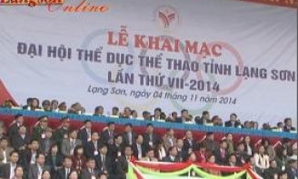 Khai mạc Đại hội thể dục thể thao tỉnh Lạng Sơn lần thứ VII năm 2014