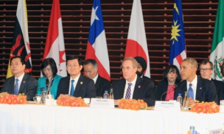 Chủ tịch nước Trương Tấn Sang dự phiên thảo luận của HNCC doanh nghiệp APEC 2014