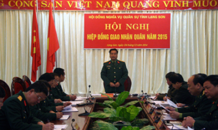 Hội nghị Hiệp đồng giao nhận quân năm 2015