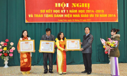 Sơ kết học kỳ I năm học 2014-2015