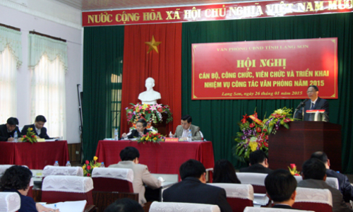 Văn phòng UBND tỉnh triển khai nhiệm vụ năm 2015