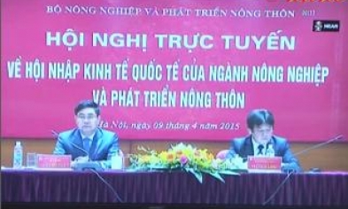 Hội nghị trực tuyến: Hội nhập kinh tế quốc tế của ngành nông nghiệp và phát triển nông thôn