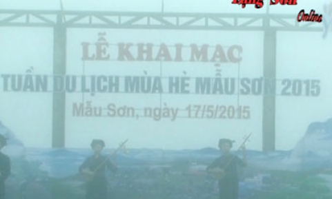 Khai mạc Tuần du lịch mùa hè Mẫu Sơn 2015