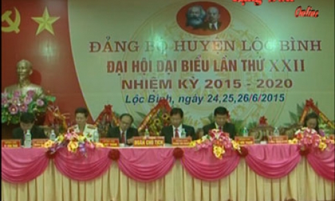 Đại hội Đảng bộ huyện Lộc Bình : Đoàn kết - Đổi mới