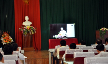 Hội nghị trực tuyến tập huấn tuyên truyền Đại hội Đảng các cấp